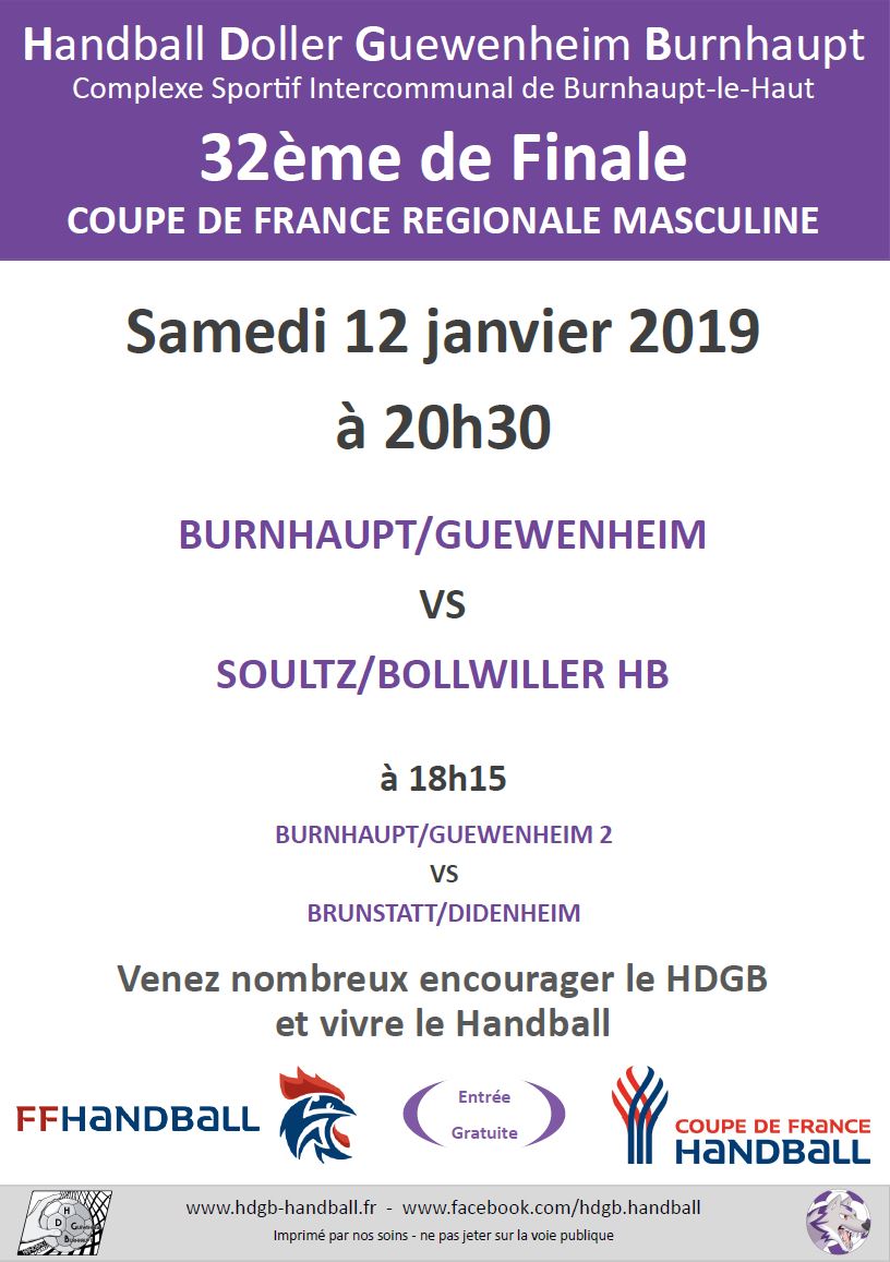 Match de Coupe de France Régionale Masculine